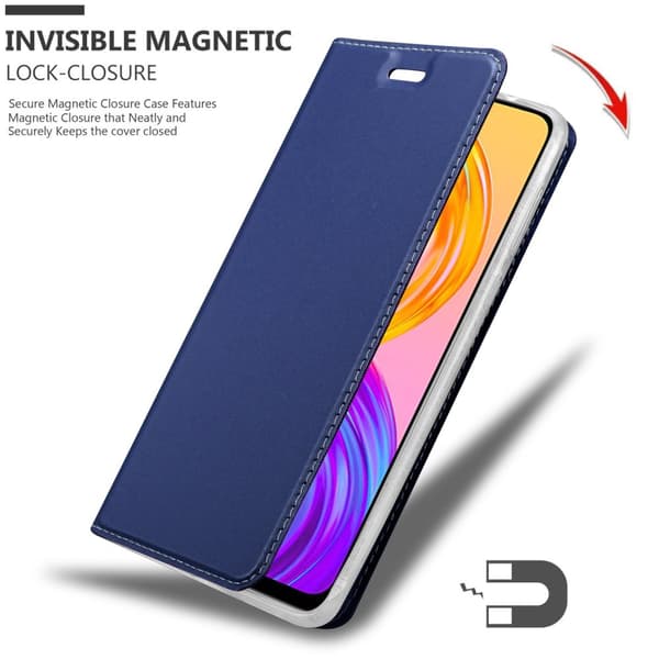 Realme 8 4G / 8 PRO Suojakotelo Suojakuori Lompakkokotelo Matkapuhelinkotelo jossa magneettisuljenta, jalusta-toiminto ja korttitasku