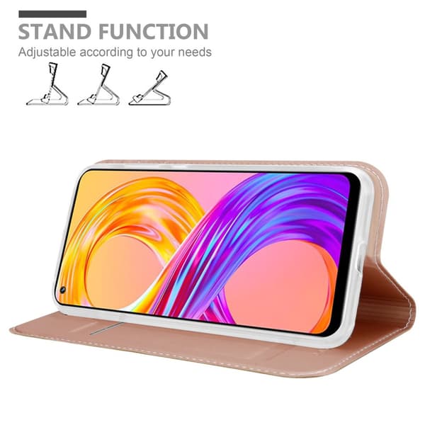 Realme 8 4G / 8 PRO Suojakotelo Suojakuori Lompakkokotelo Matkapuhelinkotelo jossa magneettisuljenta, jalusta-toiminto ja korttitasku
