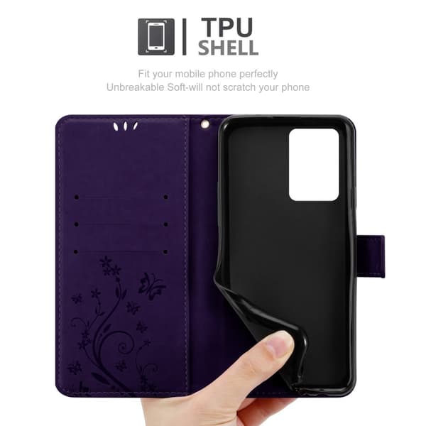 Realme GT 2 PRO Pungetui Cover Blomster ()