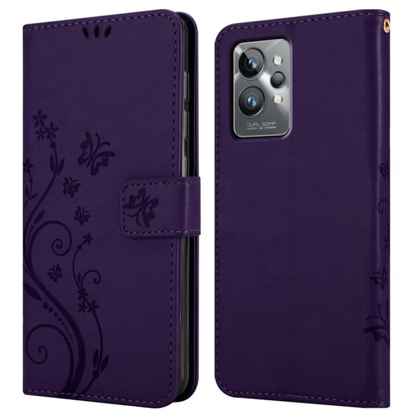 Realme GT 2 PRO Pungetui Cover Blomster ()