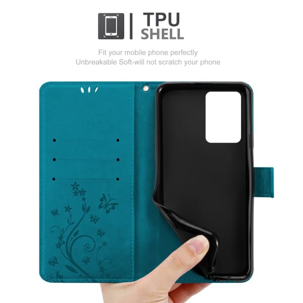 Realme GT 2 PRO Pungetui Cover Blomster ()
