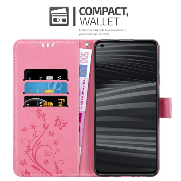 Realme GT 2 PRO Pungetui Cover Blomster ()