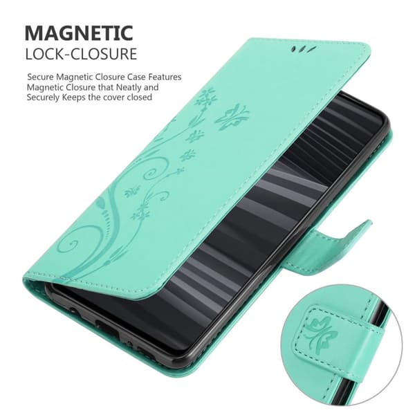 Realme GT 2 / GT Neo 2 / GT Neo 3T Suojakotelo Suojakuori Lompakkokotelo Matkapuhelinkotelo Kukat jossa on magneettisuljenta, jalusta-toiminto ja