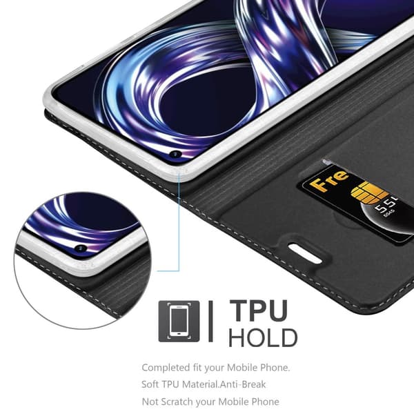 Realme 8i / Narzo 50 4G Suojakotelo Suojakuori Lompakkokotelo Matkapuhelinkotelo jossa magneettisuljenta, jalusta-toiminto ja korttitasku