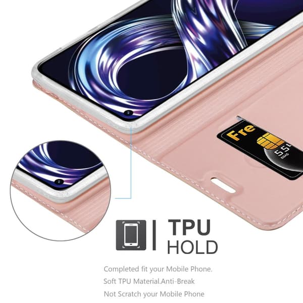 Realme 8i / Narzo 50 4G Suojakotelo Suojakuori Lompakkokotelo Matkapuhelinkotelo jossa magneettisuljenta, jalusta-toiminto ja korttitasku