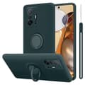 Miniatyrbild 1 av 8: Xiaomi 11T / 11T PRO Skal Fodral Mobilskydd av flexibelt TPU-silikon med ring Skyddsfodral Case Cover