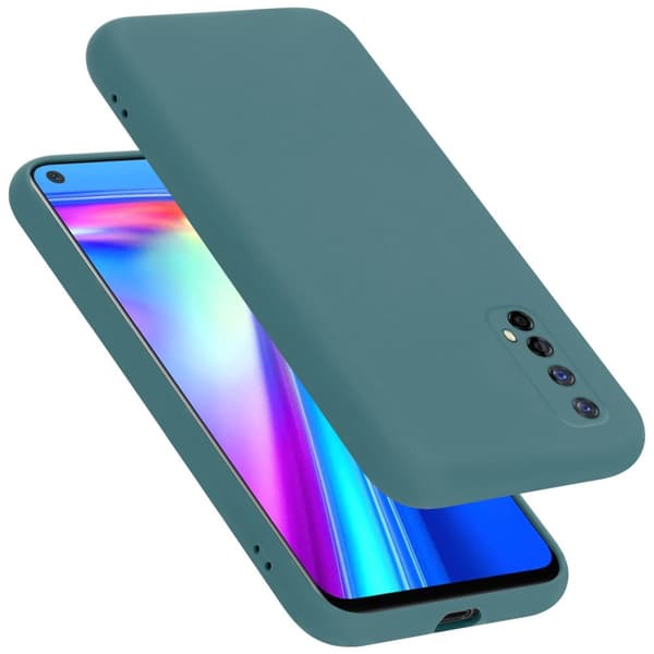Realme 7 5G Cover Etui Case () Liquidgrøn