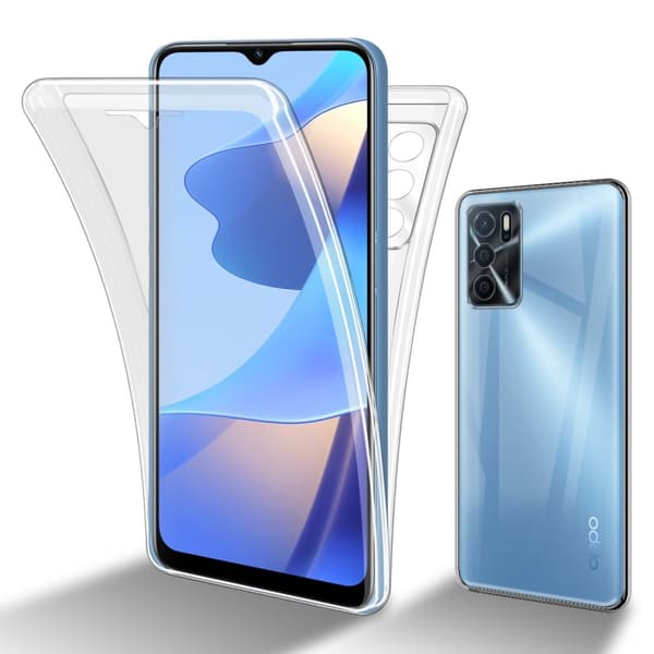 Oppo A16s / A54s Suojakuori Suojakotelo 360° ympäryssuojaus näytönsuojuksen kanssa