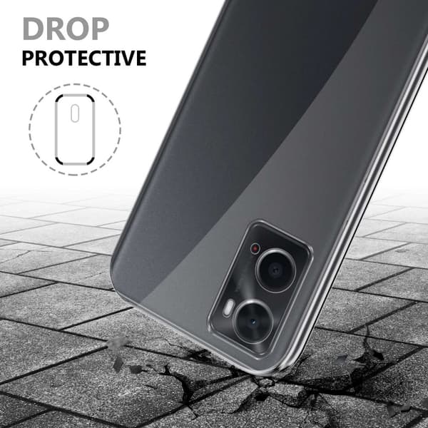 Oppo A36 / A76 Suojakuori Suojakotelo 360° ympäryssuojaus näytönsuojuksen kanssa