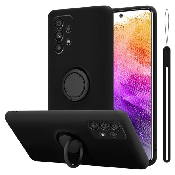 Silikondeksel til Samsung Galaxy A73 5G Deksel av fleksibelt TPU-silikon