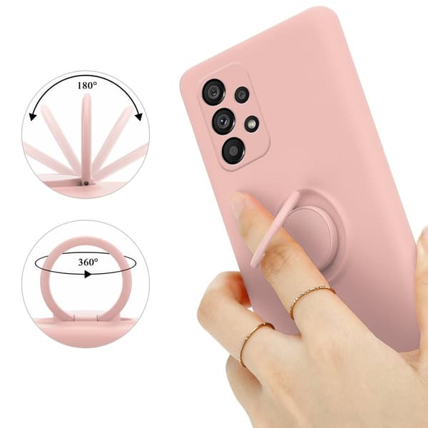 Silikondeksel til Samsung Galaxy A73 5G Deksel av fleksibelt TPU-silikon