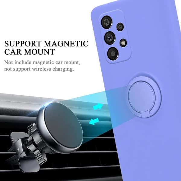 Silikondeksel til Samsung Galaxy A73 5G Deksel av fleksibelt TPU-silikon