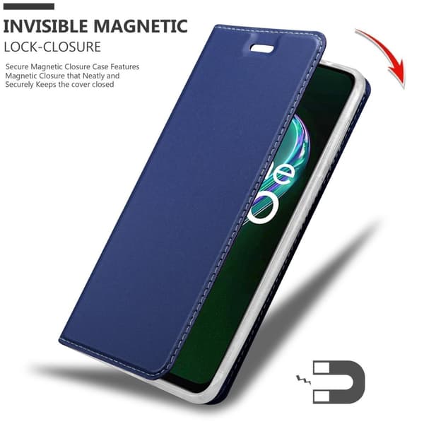 Realme 9 5G / 9 PRO / V25 / Q5 / OnePlus Nord CE 2 LITE 5G Skal Fodral med magnetisk stängning, ståfunktion och kortficka Mobilskydd