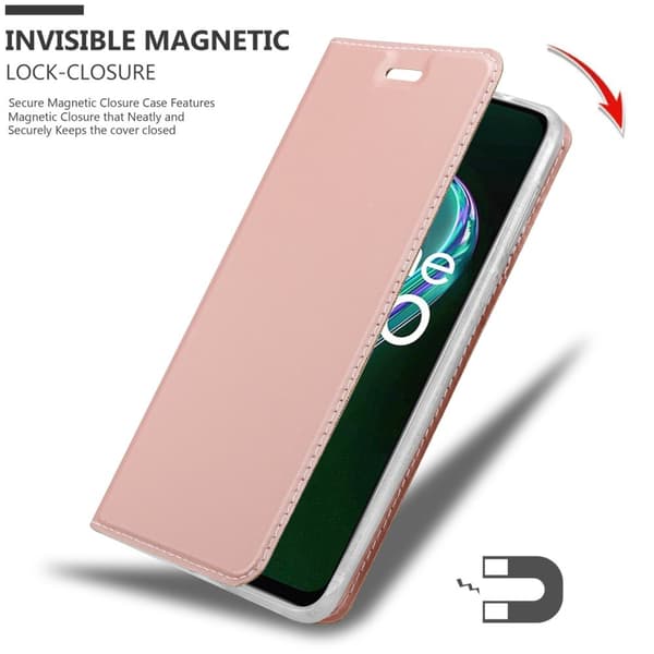 Realme 9 5G / 9 PRO / V25 / Q5 / OnePlus Nord CE 2 LITE 5G Skal Fodral med magnetisk stängning, ståfunktion och kortficka Mobilskydd