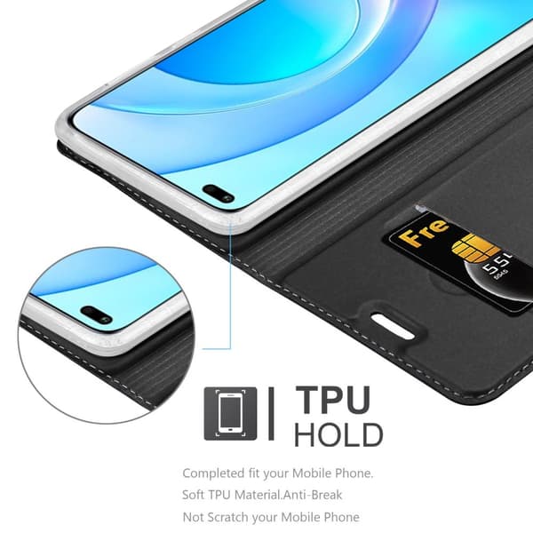 Honor 50 LITE Suojakotelo Suojakuori Lompakkokotelo Matkapuhelinkotelo jossa magneettisuljenta, jalusta-toiminto ja korttitasku