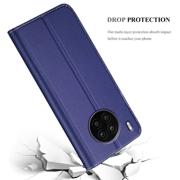 Honor 50 LITE Suojakotelo Suojakuori Lompakkokotelo Matkapuhelinkotelo jossa magneettisuljenta, jalusta-toiminto ja korttitasku