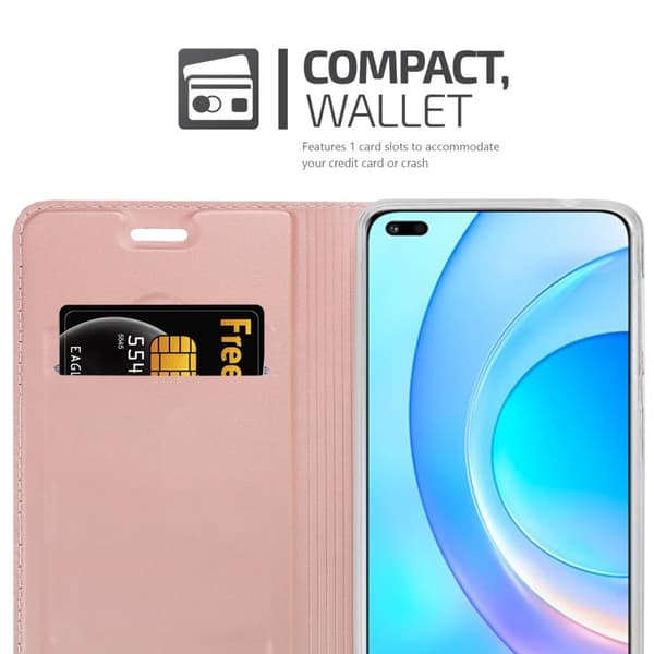 Honor 50 LITE Suojakotelo Suojakuori Lompakkokotelo Matkapuhelinkotelo jossa magneettisuljenta, jalusta-toiminto ja korttitasku