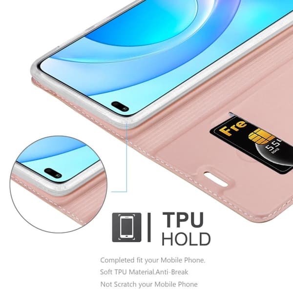 Honor 50 LITE Suojakotelo Suojakuori Lompakkokotelo Matkapuhelinkotelo jossa magneettisuljenta, jalusta-toiminto ja korttitasku