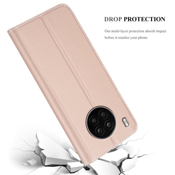 Honor 50 LITE Suojakotelo Suojakuori Lompakkokotelo Matkapuhelinkotelo jossa magneettisuljenta, jalusta-toiminto ja korttitasku