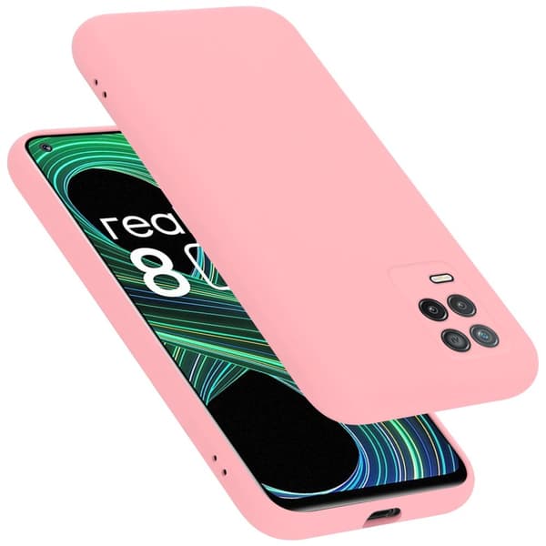 Realme 8 5G / V13 / Q3 / Q3i / Narzo 30 5G Suojakotelo Suojakuori valmistettu joustavasta TPU-silikonista