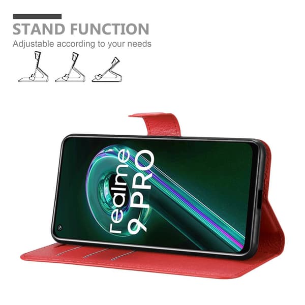 Realme 9 5G / 9 PRO / V25 / Q5 / OnePlus Nord CE 2 LITE 5G Suojakotelo Lompakkokotelo Matkapuhelinkotelo Suojakuori jossa magneettisuljenta,