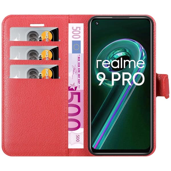Realme 9 5G / 9 PRO / V25 / Q5 / OnePlus Nord CE 2 LITE 5G Suojakotelo Lompakkokotelo Matkapuhelinkotelo Suojakuori jossa magneettisuljenta,