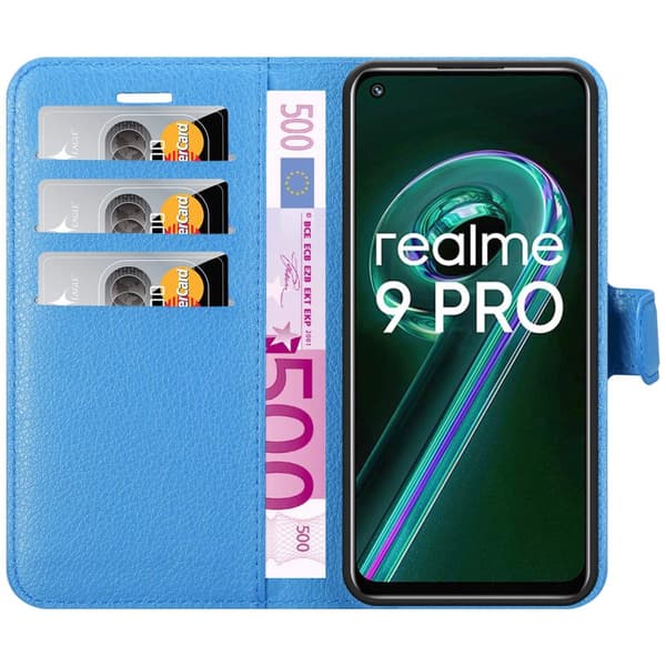 Realme 9 5G / 9 PRO / V25 / Q5 / OnePlus Nord CE 2 LITE 5G Plånboksfodral Fodral Skal Case med magnetisk stängning, ståfunktion och kortplats