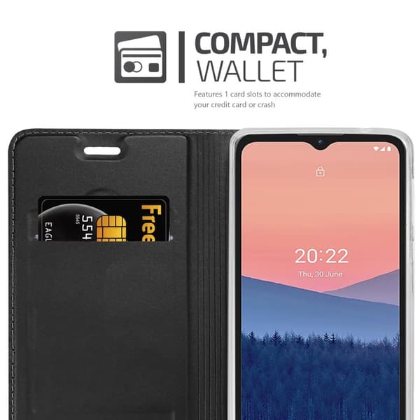 Nokia C21 Suojakotelo Suojakuori Lompakkokotelo Matkapuhelinkotelo jossa magneettisuljenta, jalusta-toiminto ja korttitasku