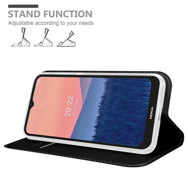 Nokia C21 Skal Fodral med magnetisk stängning, ståfunktion och kortficka Mobilskydd