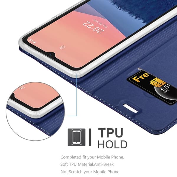 Nokia C21 Suojakotelo Suojakuori Lompakkokotelo Matkapuhelinkotelo jossa magneettisuljenta, jalusta-toiminto ja korttitasku