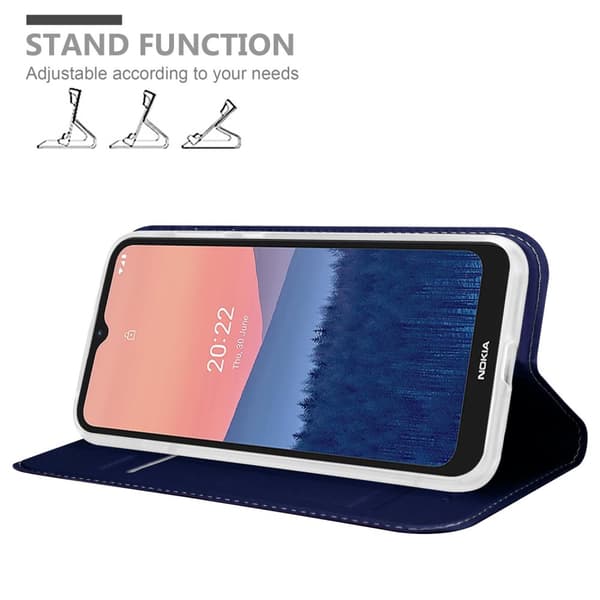 Nokia C21 Skal Fodral med magnetisk stängning, ståfunktion och kortficka Mobilskydd