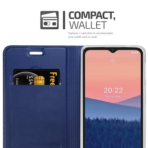Nokia C21 Skal Fodral med magnetisk stängning, ståfunktion och kortficka Mobilskydd