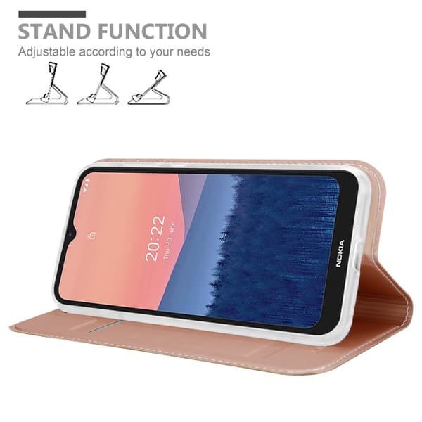 Nokia C21 Skal Fodral med magnetisk stängning, ståfunktion och kortficka Mobilskydd
