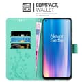Miniatyrbild 3 av 8: OnePlus Nord CE 2 5G Skal Fodral i blomdesign Mobilskydd Case Cover med magnetisk stängning, ståfunktion och kortplatser