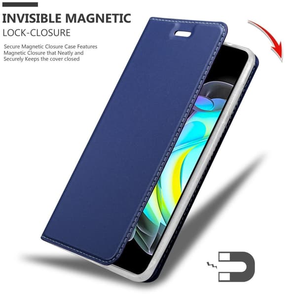 Motorola EDGE 20 Skal Fodral med magnetisk stängning, ståfunktion och kortficka Mobilskydd