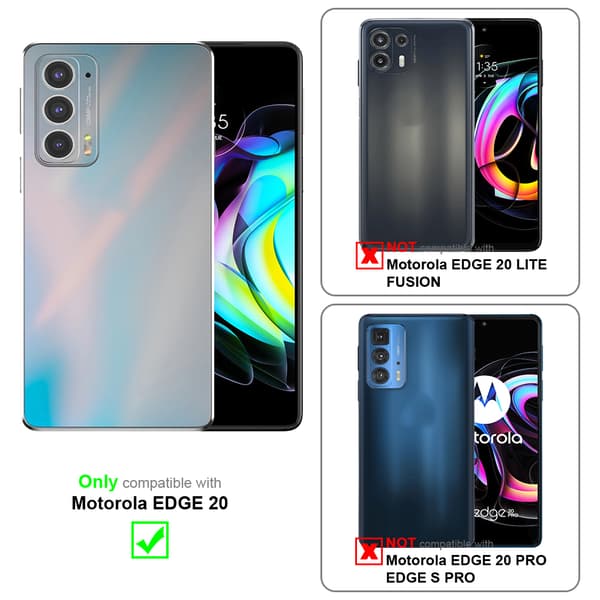 Motorola EDGE 20 Skal Fodral med magnetisk stängning, ståfunktion och kortficka Mobilskydd