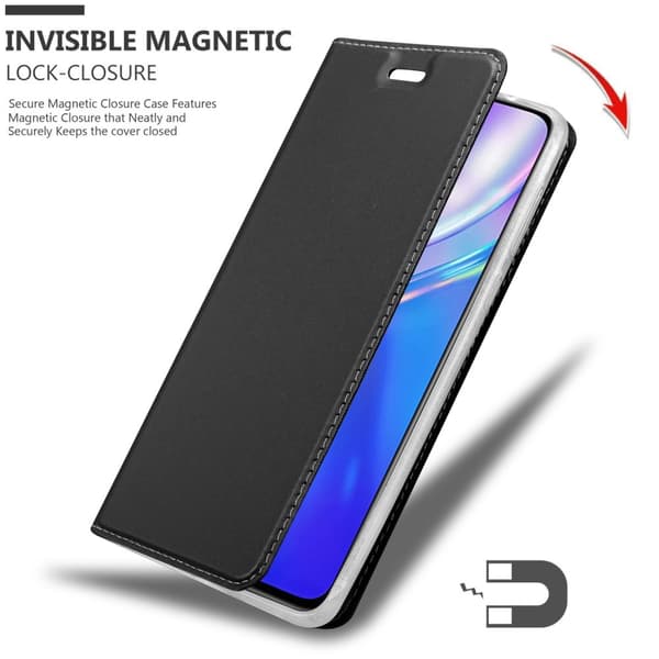 Realme X2 / XT / Oppo K5 Skal Fodral med magnetisk stängning, ståfunktion och kortficka Mobilskydd