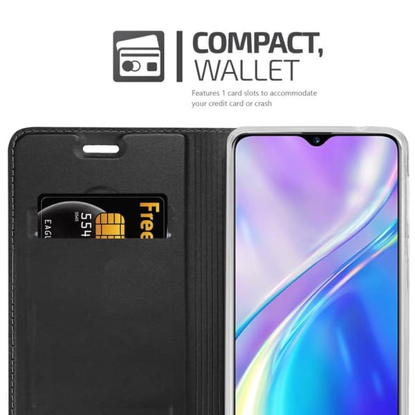 Realme X2 / XT / Oppo K5 Skal Fodral med magnetisk stängning, ståfunktion och kortficka Mobilskydd