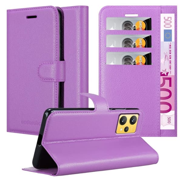Realme 9 4G / 9 PRO+ Pungetui Cover Case () MANGA LILLA