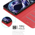 Pikkukuva 5 / 8: Realme 8i / Narzo 50 4G Suojakotelo Lompakkokotelo Matkapuhelinkotelo Suojakuori jossa magneettisuljenta, jalusta-toiminto ja korttitasku