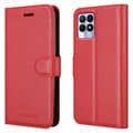 Miniatyrbild 8 av 8: Realme 8i / Narzo 50 4G Plånboksfodral Fodral Skal Case med magnetisk stängning, ståfunktion och kortplats