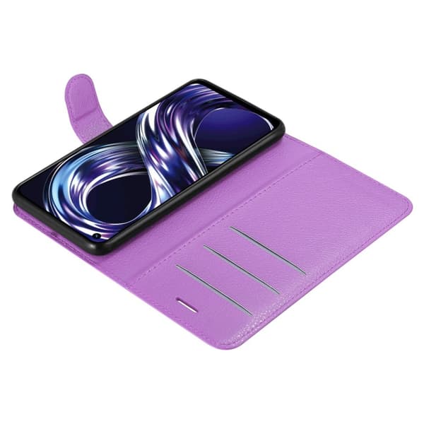 Realme 8i / Narzo 50 4G Suojakotelo Lompakkokotelo Matkapuhelinkotelo Suojakuori jossa magneettisuljenta, jalusta-toiminto ja korttitasku