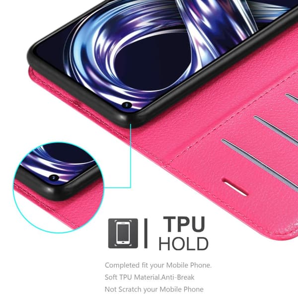 Realme 8i / Narzo 50 4G Plånboksfodral Fodral Skal Case med magnetisk stängning, ståfunktion och kortplats