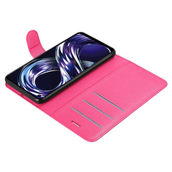 Realme 8i / Narzo 50 4G Plånboksfodral Fodral Skal Case med magnetisk stängning, ståfunktion och kortplats