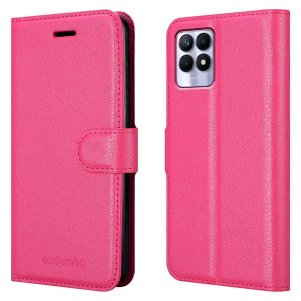 Realme 8i / Narzo 50 4G Plånboksfodral Fodral Skal Case med magnetisk stängning, ståfunktion och kortplats