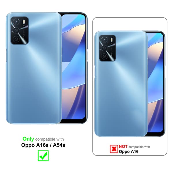 Oppo A16s / A54s Pungetui Cover Blomster ()