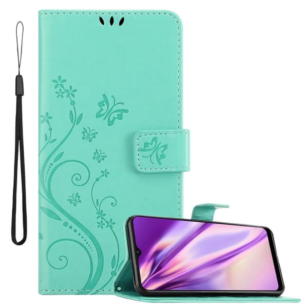 Oppo A16s / A54s Pungetui Cover Blomster ()