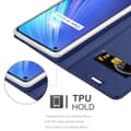 Pikkukuva 6 / 8: Realme 6 4G / 6s Suojakotelo Suojakuori Lompakkokotelo Matkapuhelinkotelo jossa magneettisuljenta, jalusta-toiminto ja korttitasku