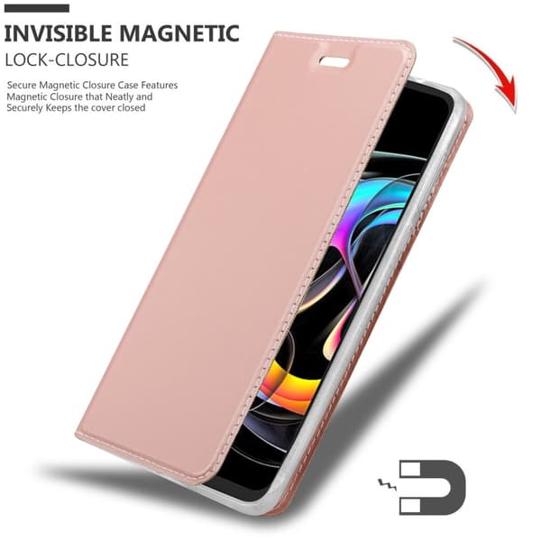 Deksel til Motorola EDGE 20 LITE / FUSION Lommebokdeksel med magnetisk lukking, stativfunksjon og kortlomme