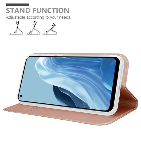 Realme 7 5G Skal Fodral med magnetisk stängning, ståfunktion och kortficka Mobilskydd